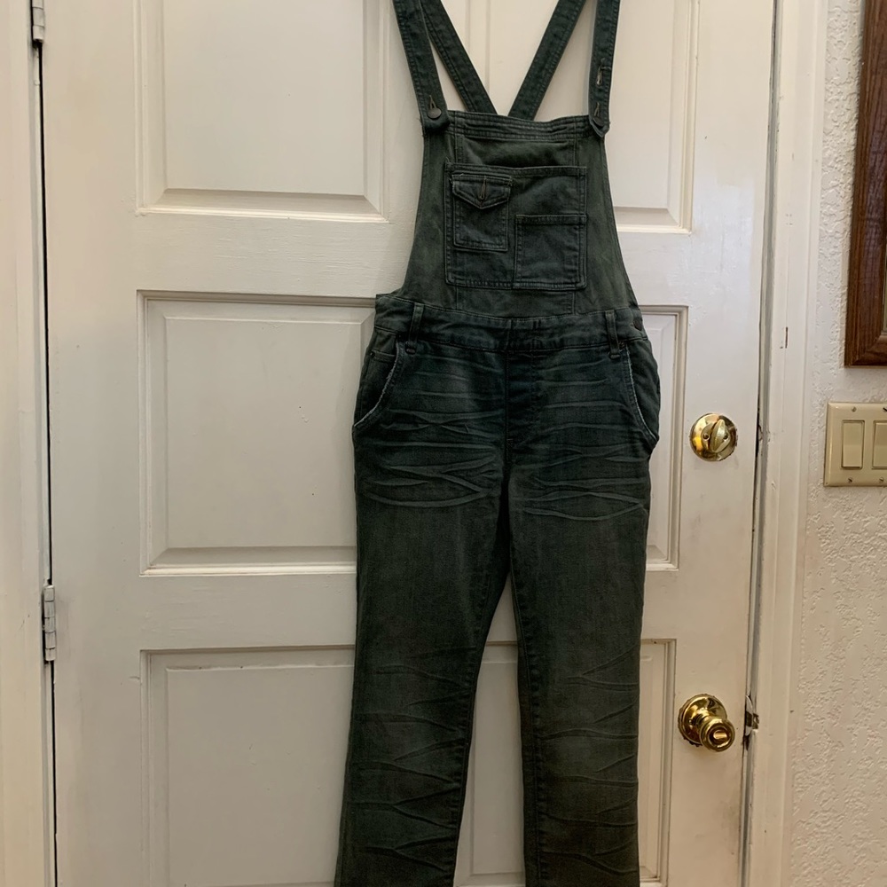 EUC Free People Blue Denim Overalls size XS-S (26)